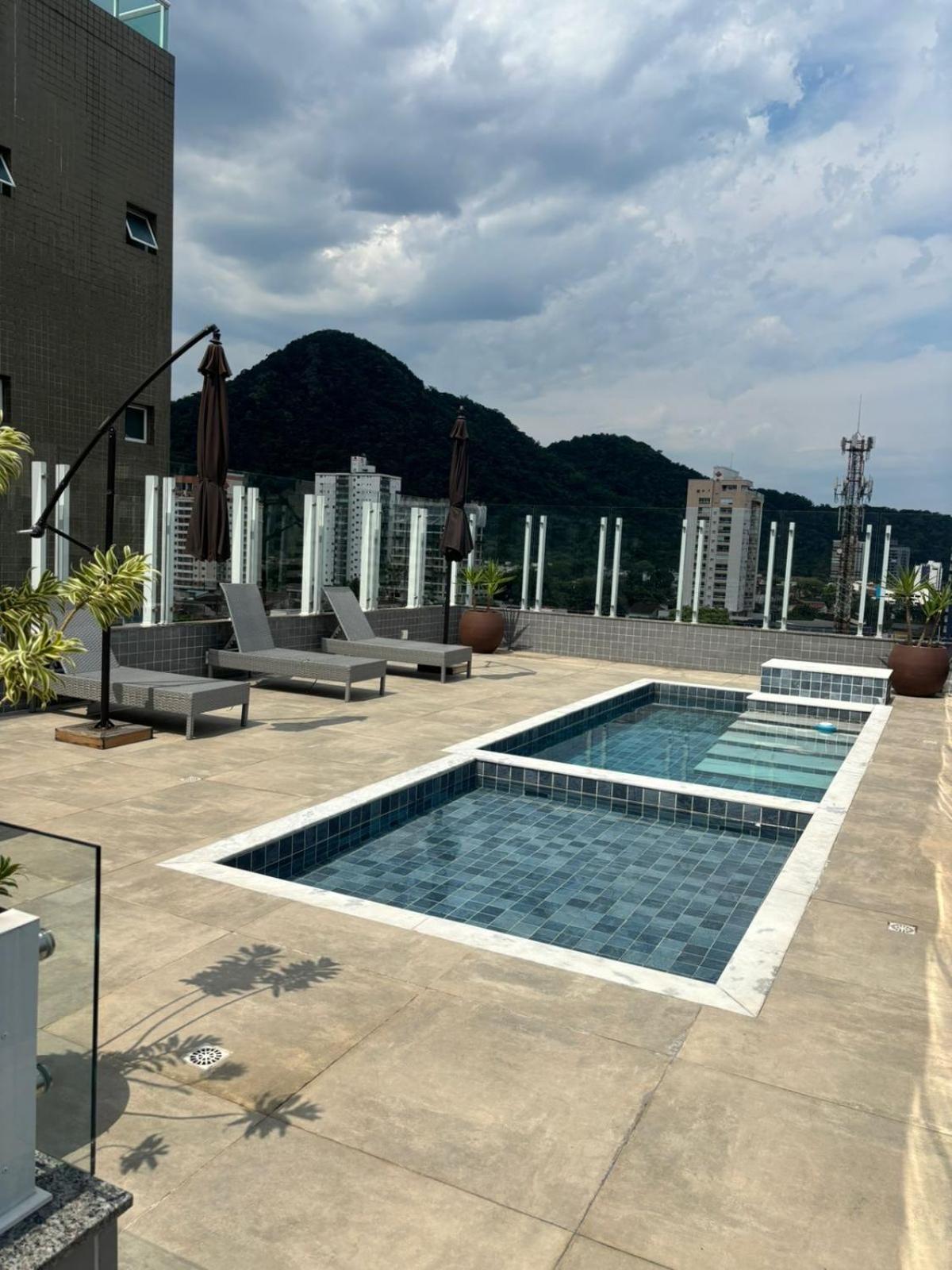 Novo Apto Canto Do Forte, Rua Praia Vista Montanha, Com Wi Fi, Homebeach10, 01 Vaga De Garagem, Melhores Restaurantes Ao Lado Praia Grande  Exterior foto